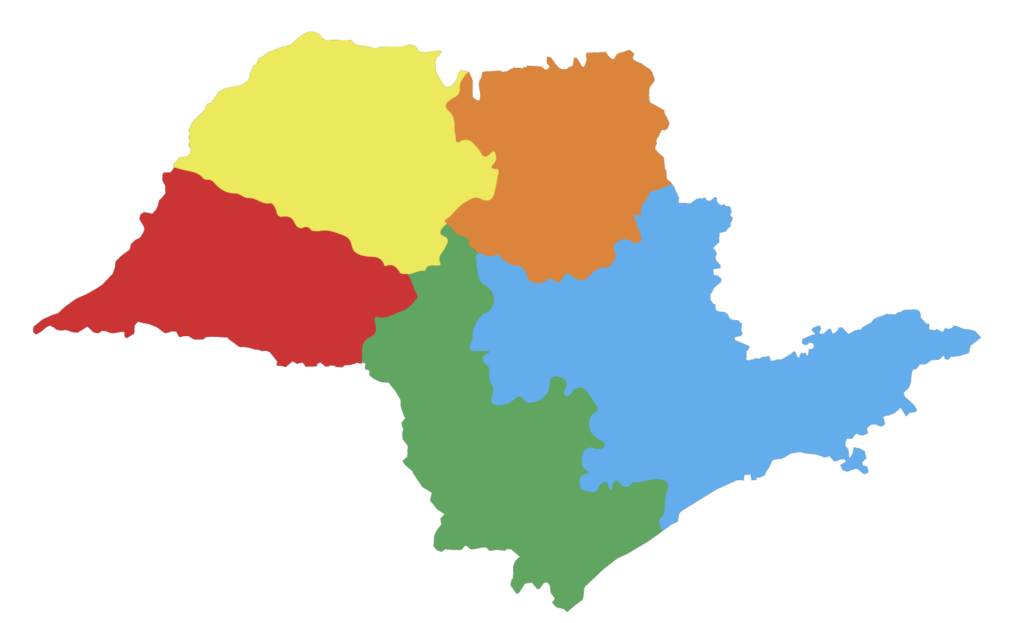 Mapa esta de são Paulo